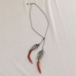 Feather necklace